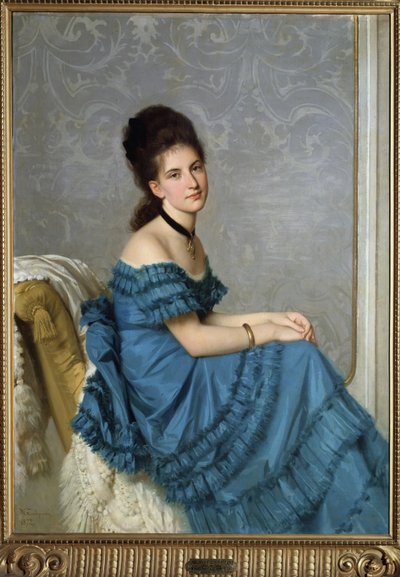 Portrait of Alaide Banti by Michele Gordigiani